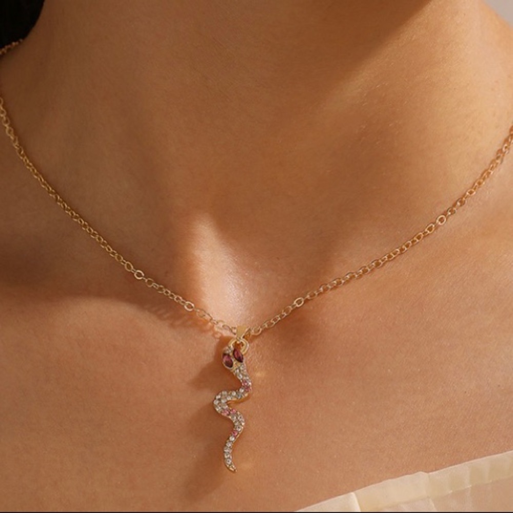 Snake Pendant Necklace